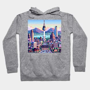 Seoul Pixel Art Hoodie